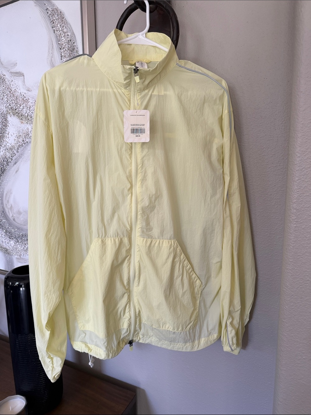 Fabletics Pale Yellow Utility Jacket